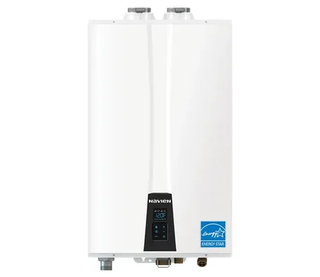Navien NPE tankless water heater providing on-demand hot water